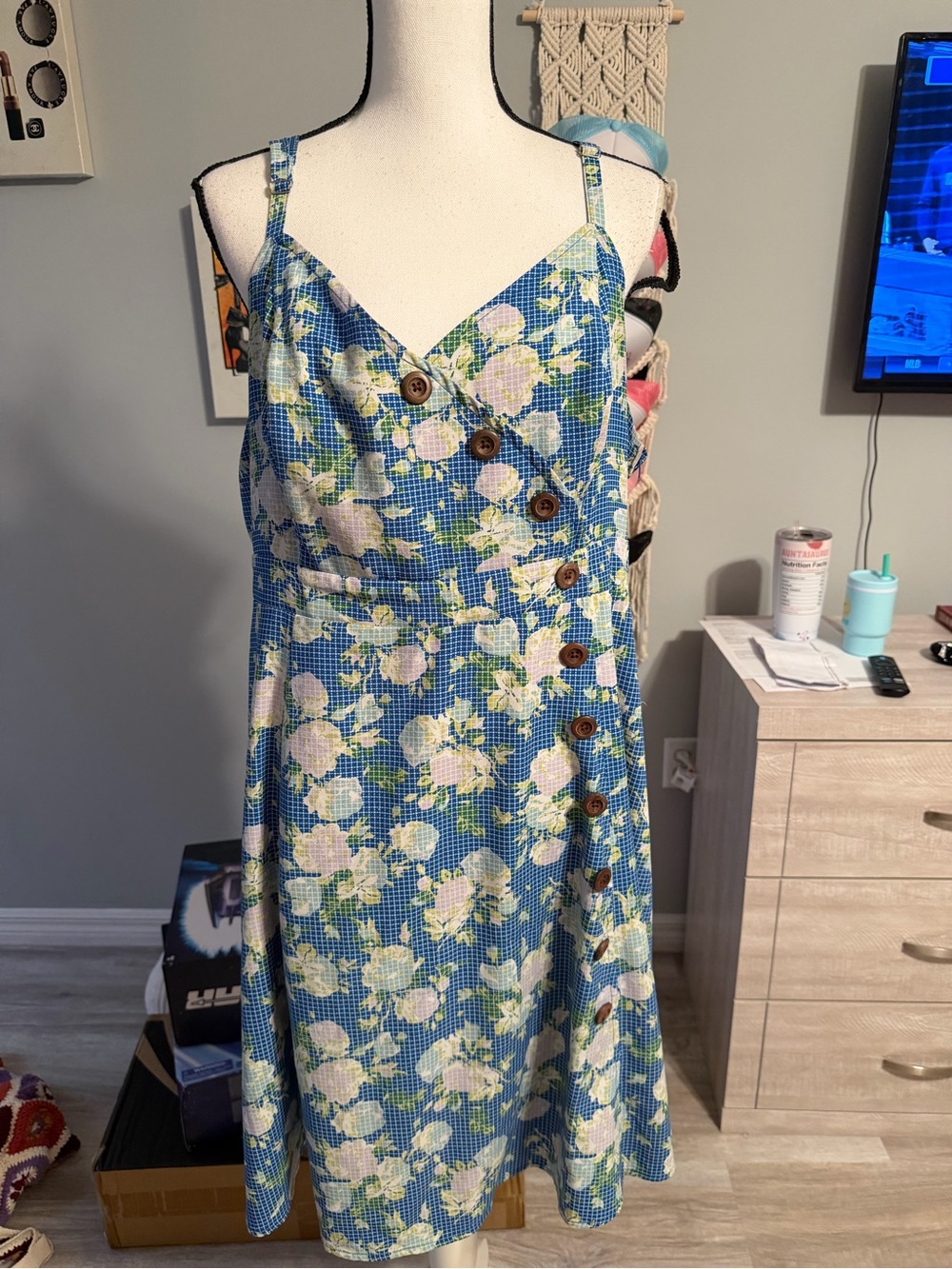 ModCloth floral dress size 2X - Picture 2 of 9